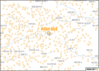 map of Podvode