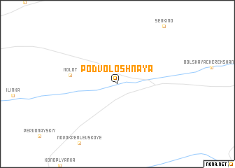 map of Podvoloshnaya