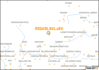 map of Podvolovljek