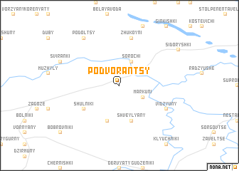 map of Podvorantsy