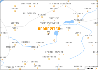 map of Podvoritsa