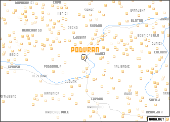 map of Podvran