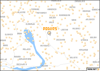 map of Podvrš