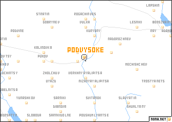 map of Podvysoke