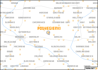 map of Podwęgierki