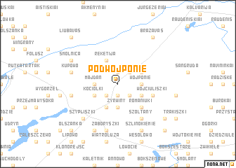 map of Podwojponie