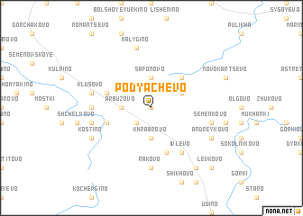 map of Pod”yachevo