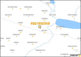 map of Pod”yasenka