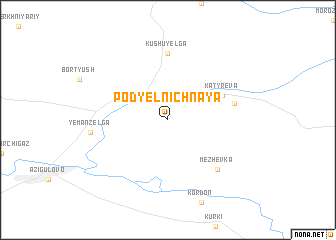 map of Pod”yel\