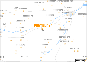 map of Pod”yel\