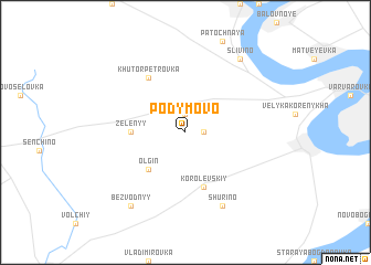 map of Podymovo