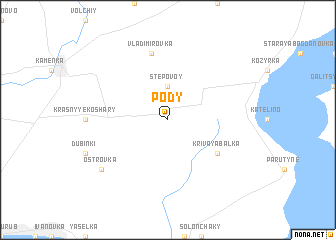 map of Pody