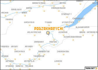 map of Podzakharychi