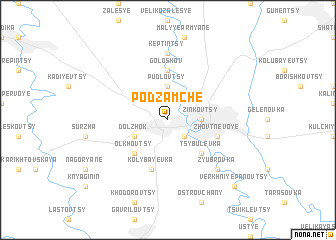 map of Podzamche
