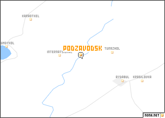 map of Podzavodsk