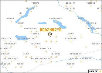 map of Podzhar\