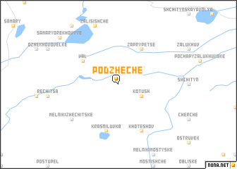 map of Podzheche