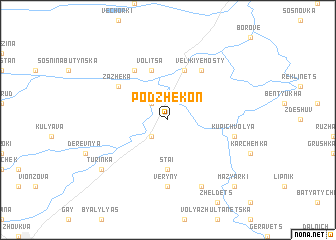 map of Pod Zhekon