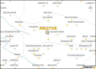 map of Podzitva