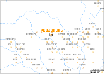 map of Podzorong