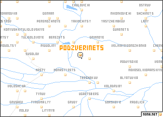 map of Podzverinets