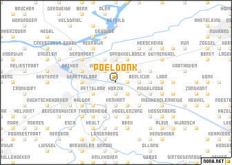 map of Poeldonk