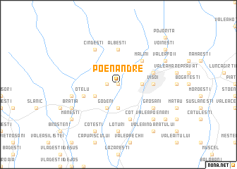 map of Poenandre