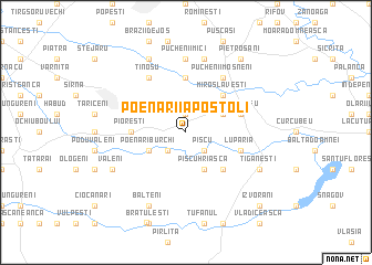 map of Poenarii-Apostoli