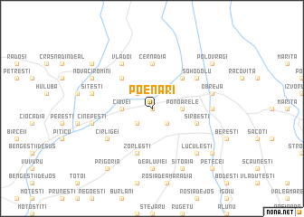 map of Poenari