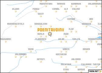 map of Poeniţa Voinii