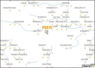 map of Poeni