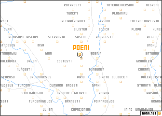 map of Poeni