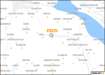 map of Poeni