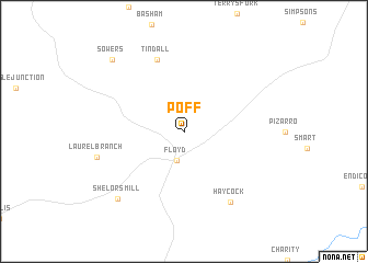 map of Poff