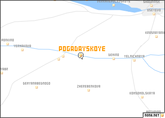 map of Pogadayskoye