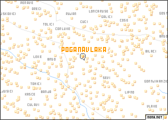 map of Pogana Vlaka