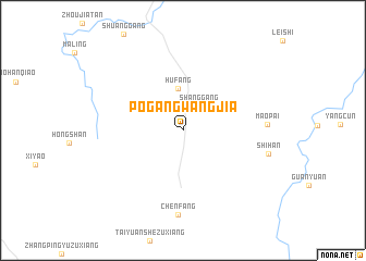 map of Pogangwangjia