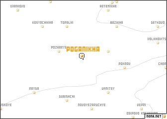 map of Poganikha
