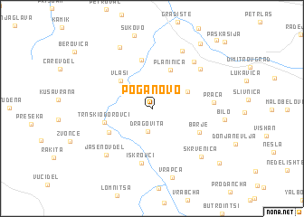 map of Poganovo