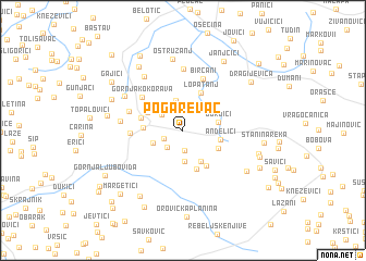 map of Pogarevac