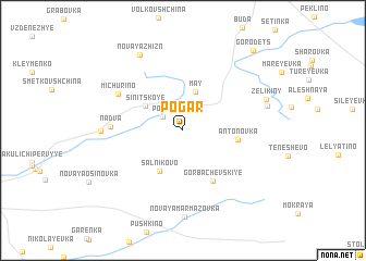 map of Pogar\