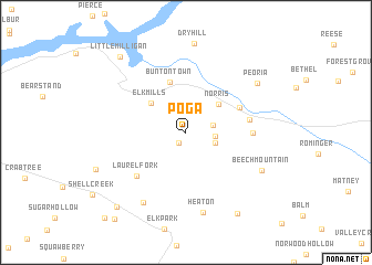 map of Poga