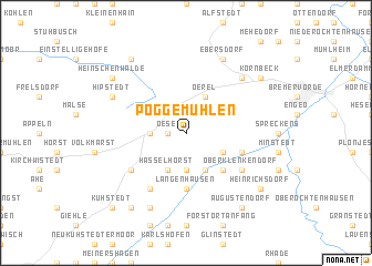 map of Poggemühlen