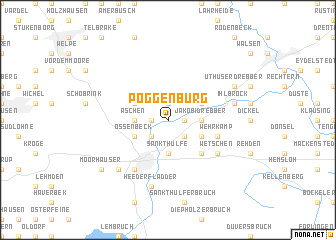 map of Poggenburg