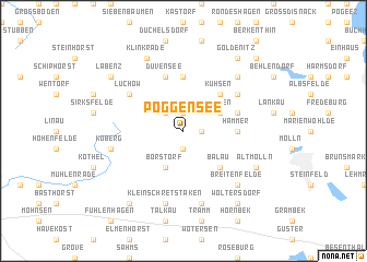 map of Poggensee