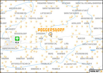 map of Poggersdorf