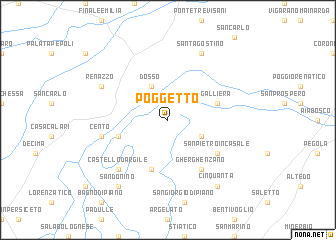 map of Poggetto