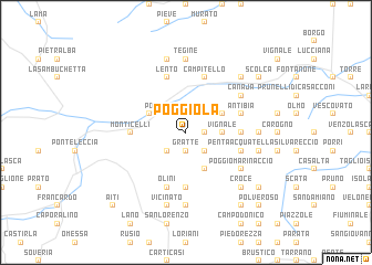 map of Poggiola