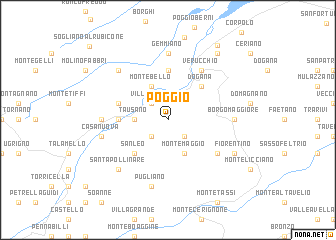 map of Poggio