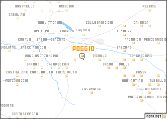 map of Poggio